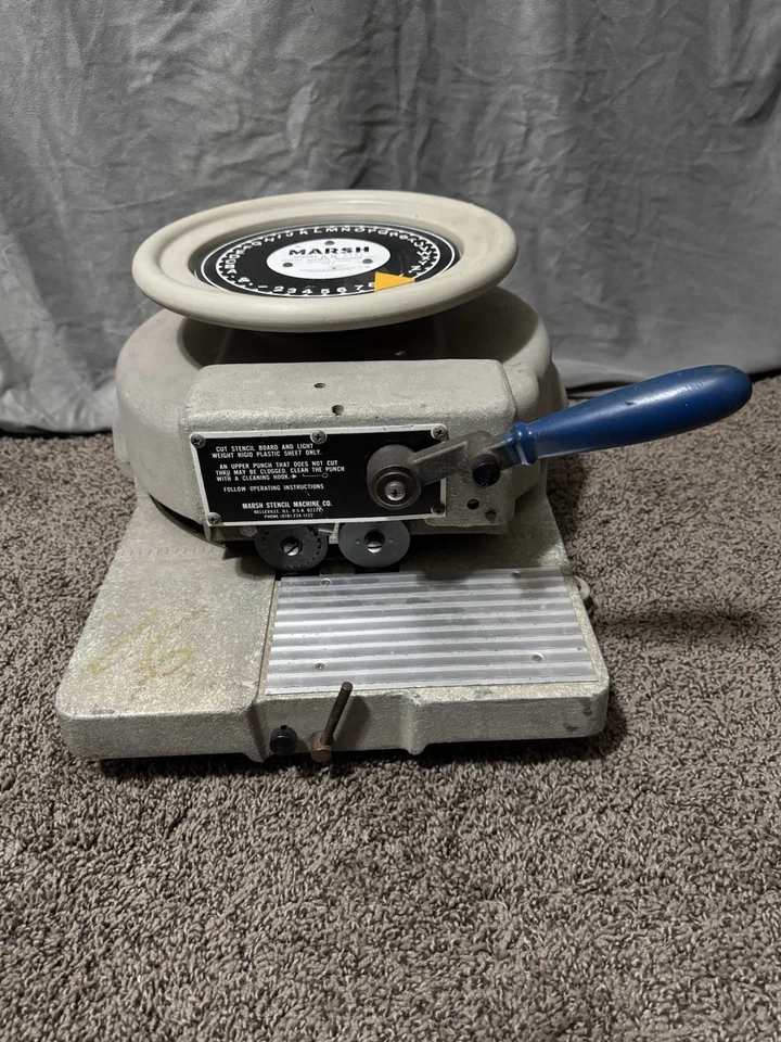 "Máquina de plantillas Marsh modelo Q 1/4""" Foto 2 de 2