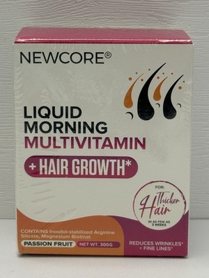 NEWCORE Hair Growth Multivitamin & LiquidSupplement for Men & Women 30 Serving