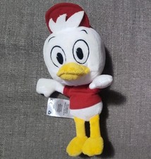 Disney Store DuckTales Huey 10  Plush Stitched Eyes Red Shirt  Hat Duck Tales