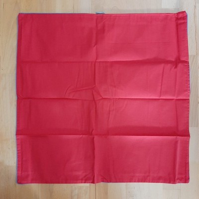 Roter Kopfkissenbezug 65 x 65 cm von Ted Lapidus Frankreich neu