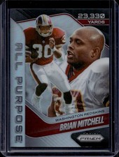 2025 Panini Prizm- All Purpose- Silver Prizm- Brian Mitchell #12