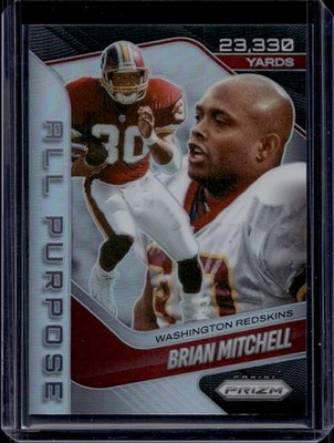 2025 Panini Prizm- All Purpose- Silver Prizm- Brian Mitchell #12