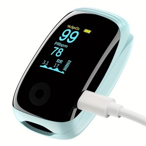 Rechargeable Pulse Oximeter Fingertip Oxygen Monitor Fingertip w/SpO2 Pulse Rate