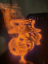 Vintage Aerolux Marine Corps Logo Extremely Rare Very Good Condition 