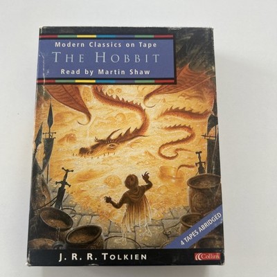 j.l.r. tolkein - the hobbit read by martin shaw 4 audio cassette boxset