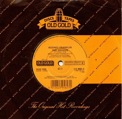 Rodney Franklin:The groove/God bless the blues:UK Old Gold:Re-Issue