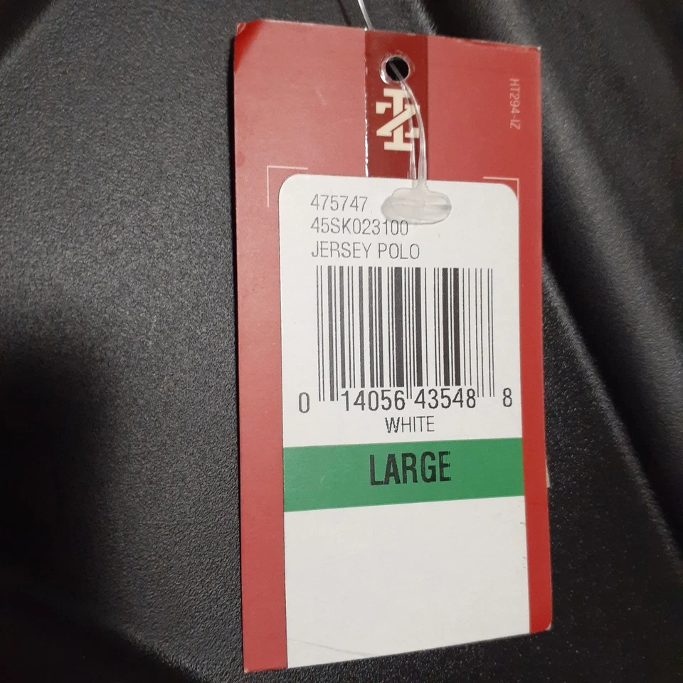 Camiseta deportiva IZOD Performance para hombre blanca grande jersey polo algodón poliéster Foto 4 de 4