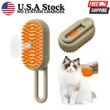 Cat  Dog Steam Brush 3-in-1  Pet Hair Remover, Cleaner  Massager for All Pets