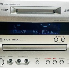 ONKYO FR-N7TX CD MD Tuner Amplifier Hi-Res Stereo System Japan For Parts Repair