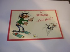 Carte postale card 10x15cm BD bande dessinée GASTON LAGAFFE FRANQUIN
