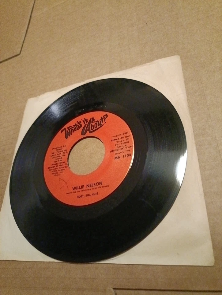 Willie Nelson / Waylon Jennings – What's It All About? 7" NM - Image 2 of 4