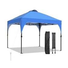 GDY 10x10 Pop Up Canopy Tent, Easy-Setup Gazebo, Outdoor Canopy with 3 Adjust...