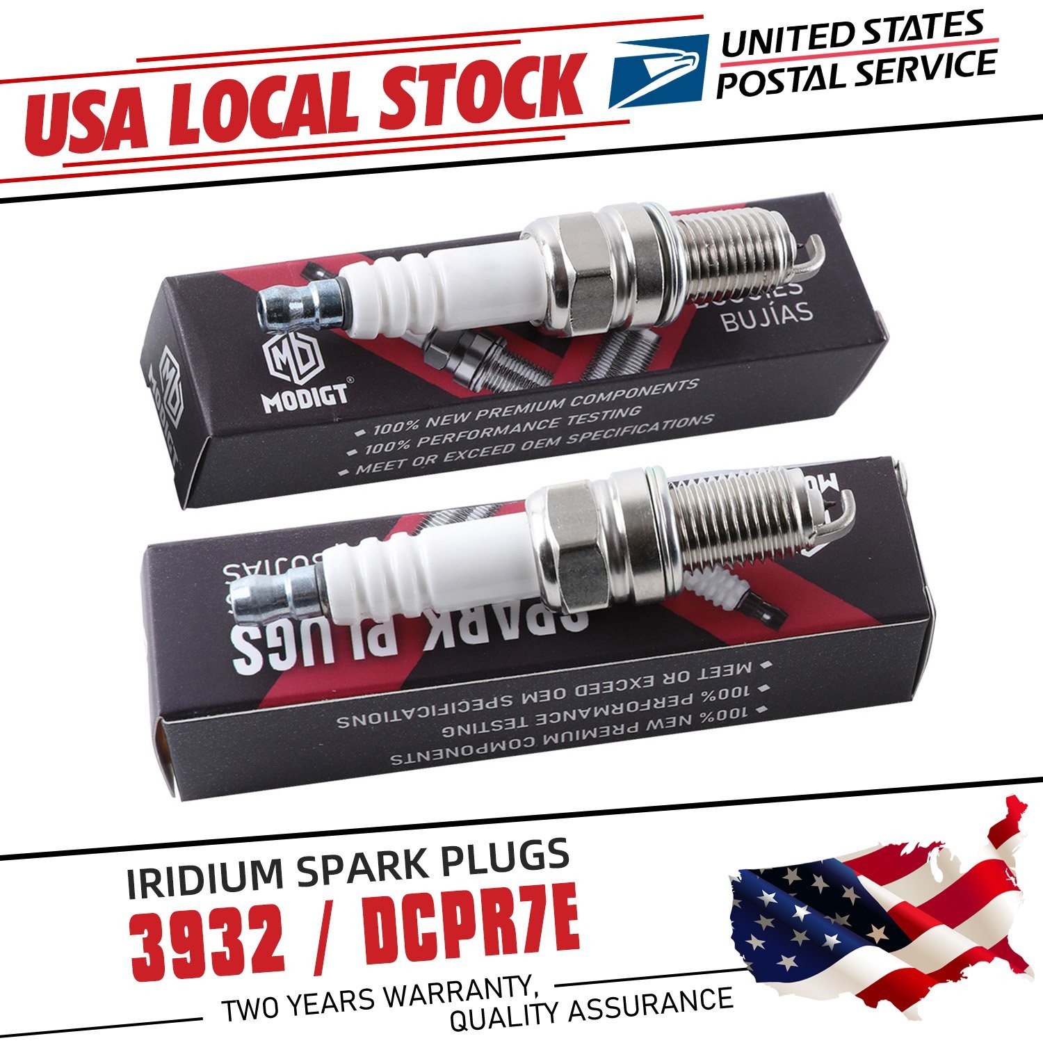 4x For NGK 3932 For Harley Davidson spark plugs 1999 to present DCPR7E 6R12