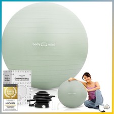 Gymnastikball mit Luftpumpe Anti-Burst Pilatesball Ergonomischer Sitz im Büro