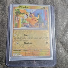 Pokémon Pikachu Basic Common Reverse Holo 062/193 Sv02 Paldea Evolved 70 HP 2023
