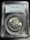 1963 Franklin Half Dollar Silver, PCGS MS65 - SEE PICS