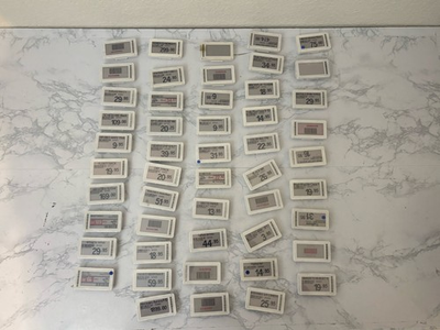 #ad #ad LOT OF 50 Electronic Shelf Price Labels Altierre ETAG210E4 2.5X1 Inch $90.00