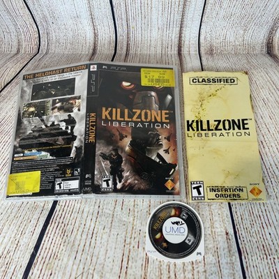 Killzone: Liberation (Sony PSP) Black Label CIB COMPLETE & TESTED