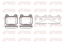 REMSA Bremsbelagsatz Scheibenbremse 0014.52 für NISSAN Z33 350Z Roadster AAZ33 7