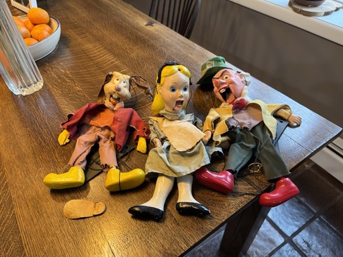Vintage Marionette Puppet Collection Alice in Wonderland