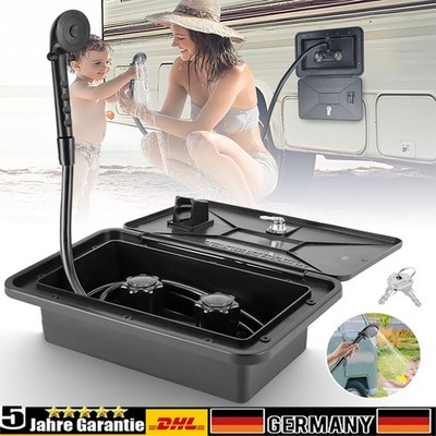 Outdoor RV Außendusche Box Kit für Boot Marine Wohnmobil Wohnmobil 34,46x21,98CM