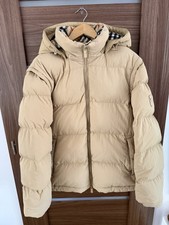Burberry  Classic Collection Convertible Quilted Shell Hooded Down Jacket Size L