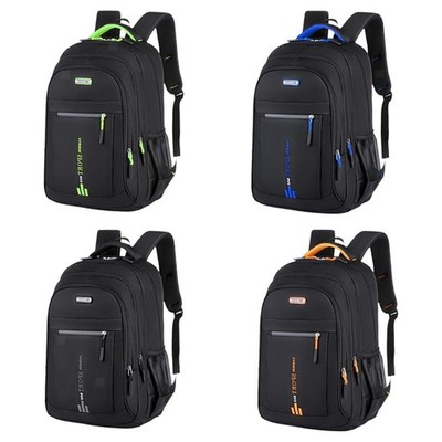 Laptop-Rucksack, Computer-Büchertasche aus Nylon für Outdoor-Sport, Wandern,