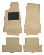 Fiat 124 Spider Tan Floor Mat Set New  