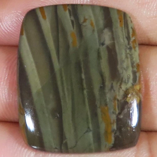 Natural Flint Stone Jasper Cushion Cabochon Gemstone 45.65 Cts 26x32x5 mm GY17
