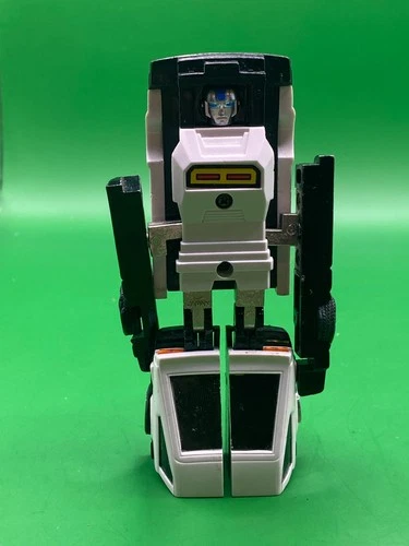 Vintage 1984 Bandai GOBOTS GO BOTS  -  PUZZLER JIGSAW Police White Car