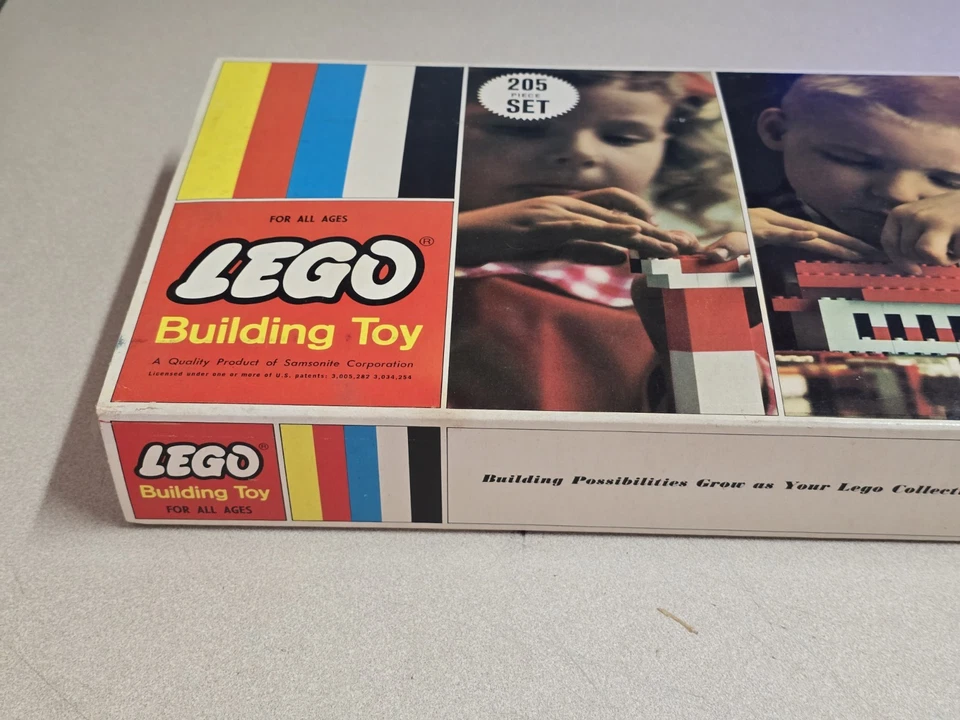 Vintage 1966 Lego Building Toy - Small Basic Set - #205 -FACTORY SEALED NEW! - Image 2 of 4