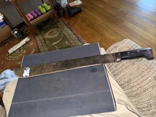 Vintage Legitimus Collins & Co USA No. 37 Machete with 18" Blade Unknown Year