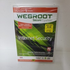 Webroot SecureAnywhere Internet Security - Full Version for Windows  Mac NEW