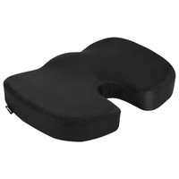 Memoryschaum Sitzkissen BüRostuhl Schwarz 45X35.8X7.1 Cm Amazon Basics