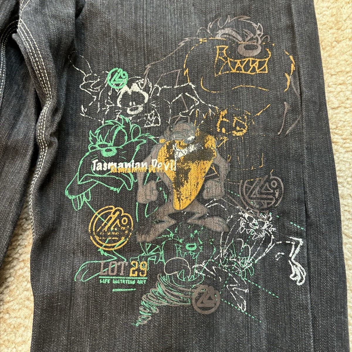 Vintage Y2K Lot 29 Mens Jeans Size 32x30 Looney Tunes
