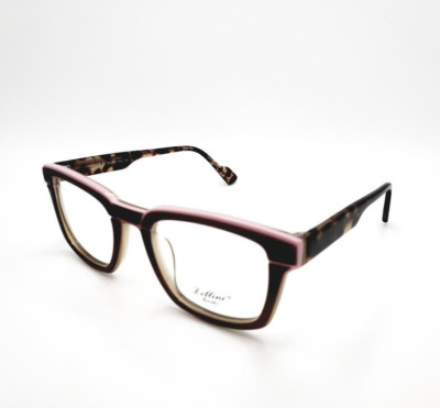 New Zellini Lunettes MB1189 C2 Square Neutral Brown 51 mm Eyeglasses Authentic