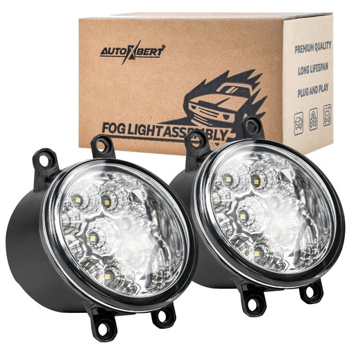 Pair Fog Lights Lamps LED Left Right Side For Toyota Camry Yaris Lexus US - 第 7/10 張圖片