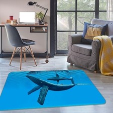 3D Underwater Whale NAO5588 Game Rug Mat Elegant Photo Carpet Mat Fay