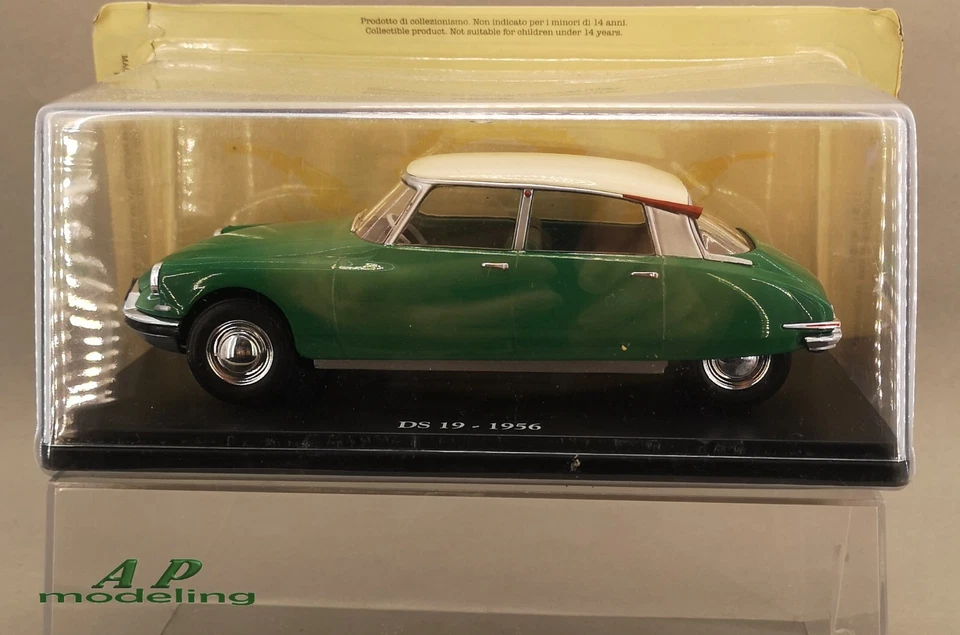 modellino auto scala  1: 24 citroen ds 19 del 1956 macchinia da collezione usato - Immagine 2 di 4