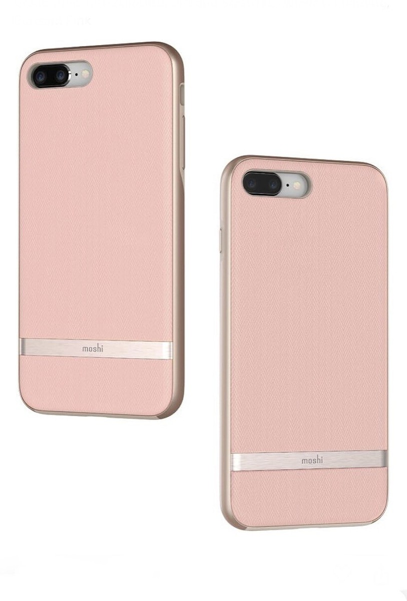 NEW Moshi Vesta Fabric Hardshell Case for iPhone 8/7 Blossom Pink