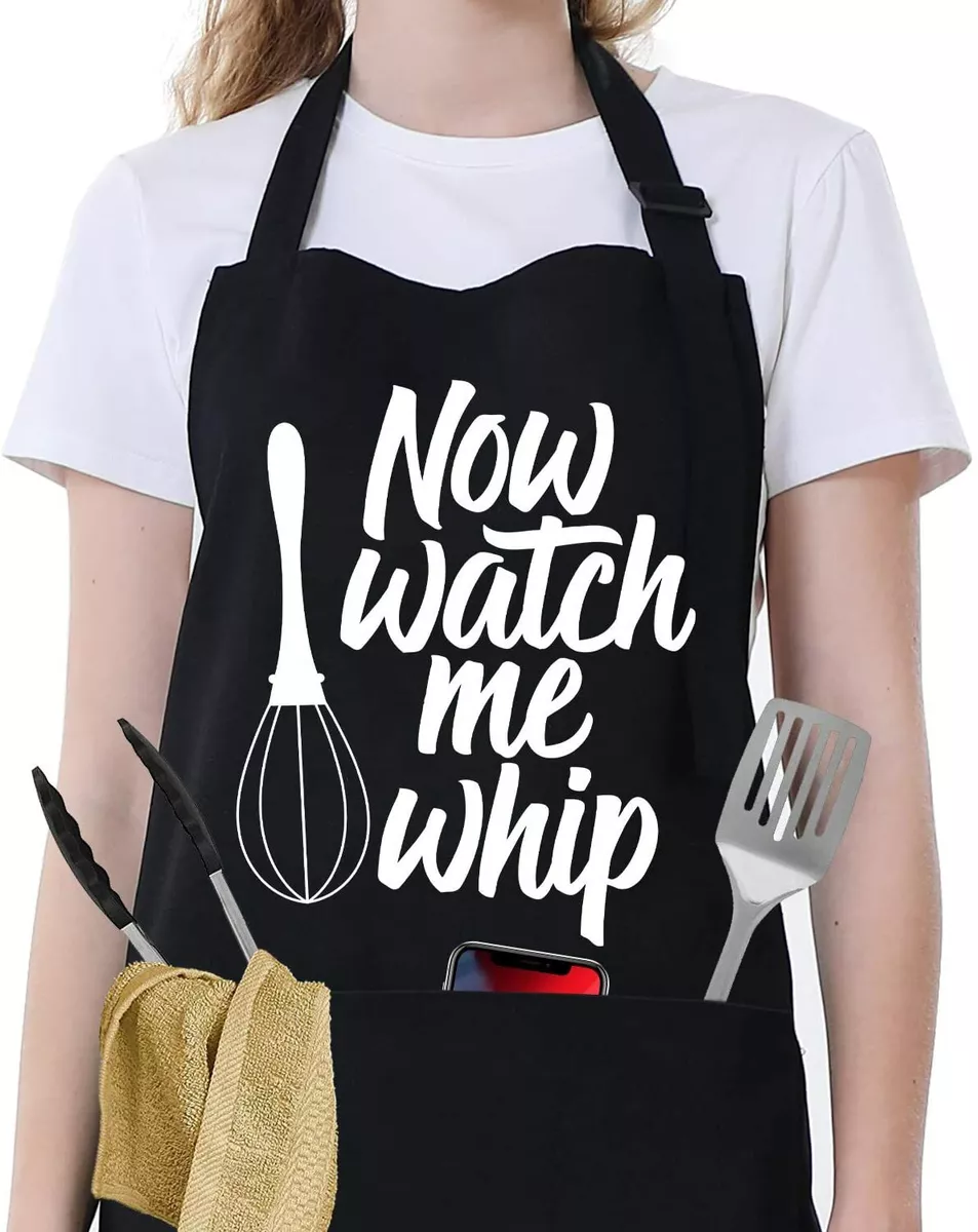 Baking Aprons for Women with 3 Pockets - Funny Gifts for Mom, Wife,  Daughter