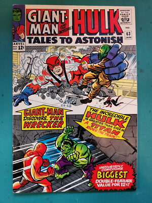 Tales to Astonish #63 1st full LEADER comic book - 1965-Hulk Giant-Man