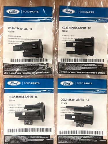 OEM Ford Super Duty 2008-2016 Rear Bumper Backup Sensor Retainer Brackets 4pcs - Picture 2 of 6
