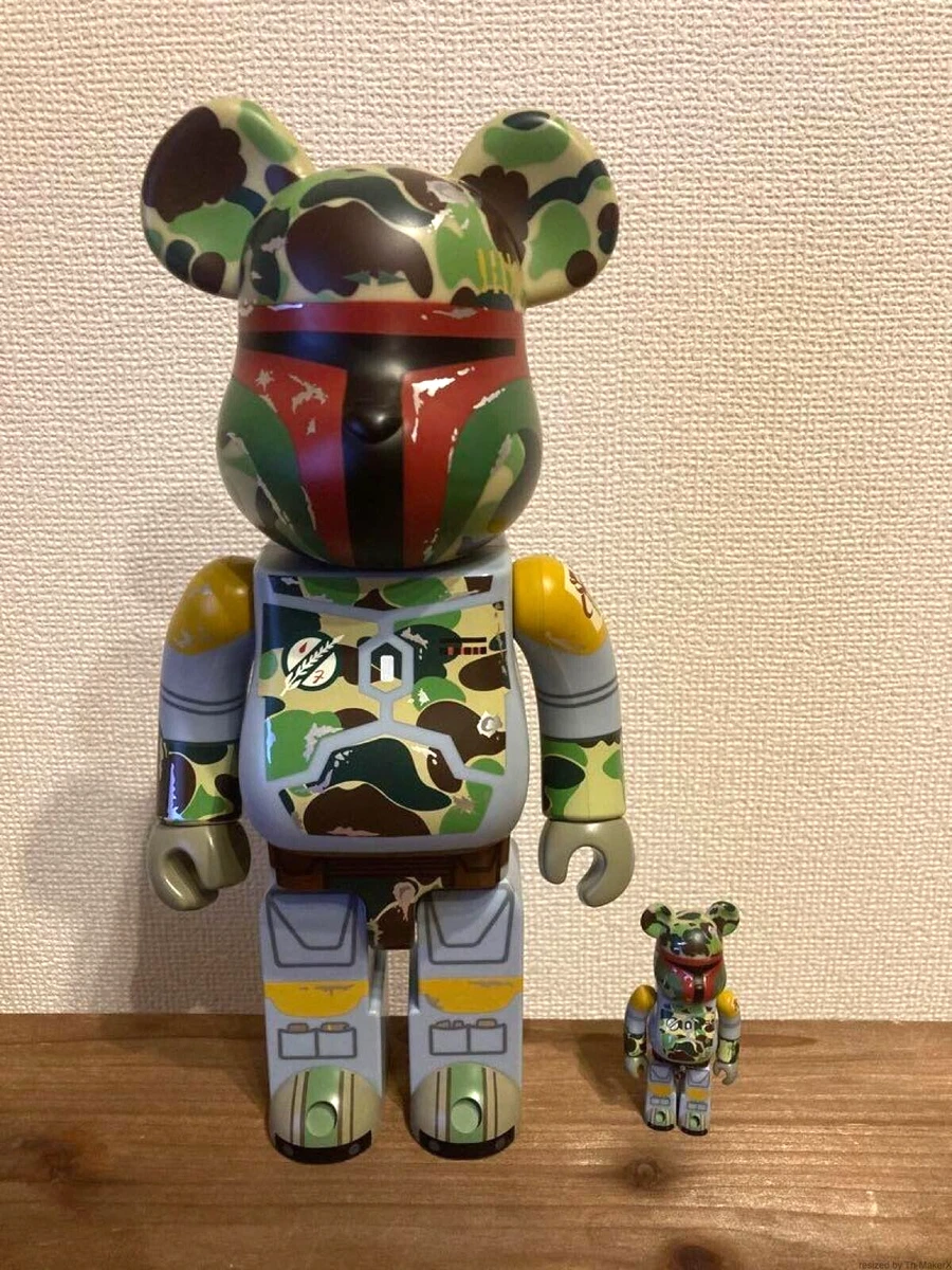 Be@rbric A Bathing Ape Star Wars Boba Fett 400 &100% set