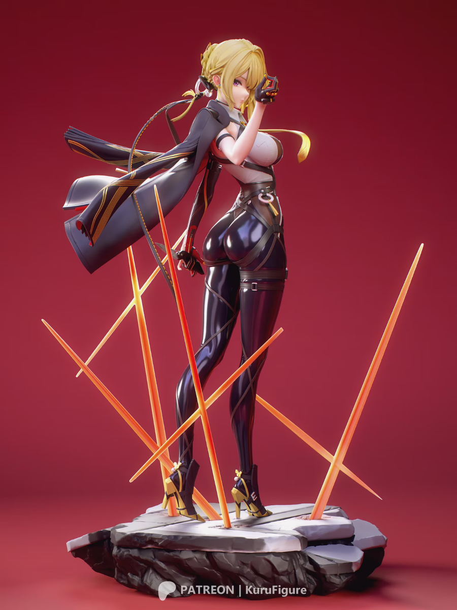 Evelyn Chevalier - Zenless Zone Zero - Model Kit Unpainted 3d