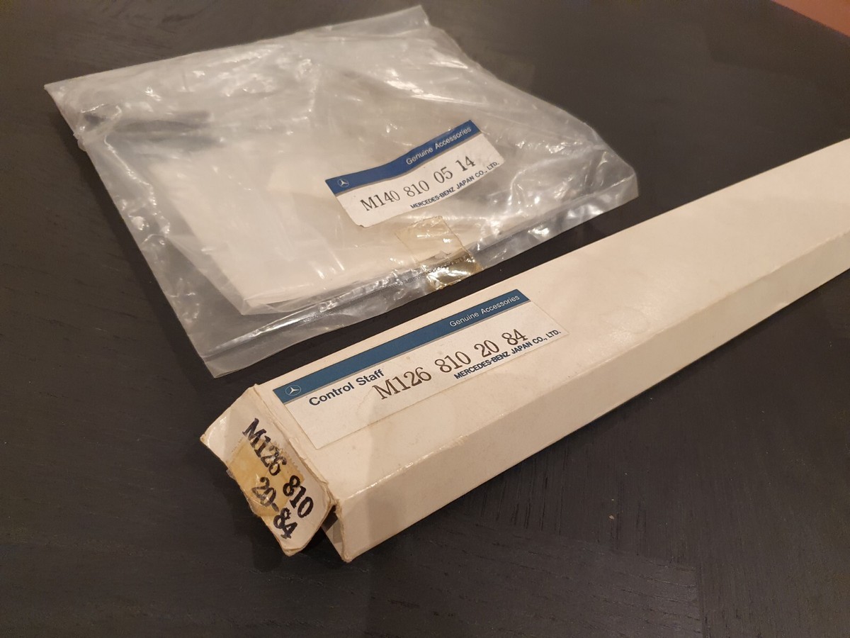 Mercedes W126 W140 Flag Pole Parking New Diplomatic M1268102084  