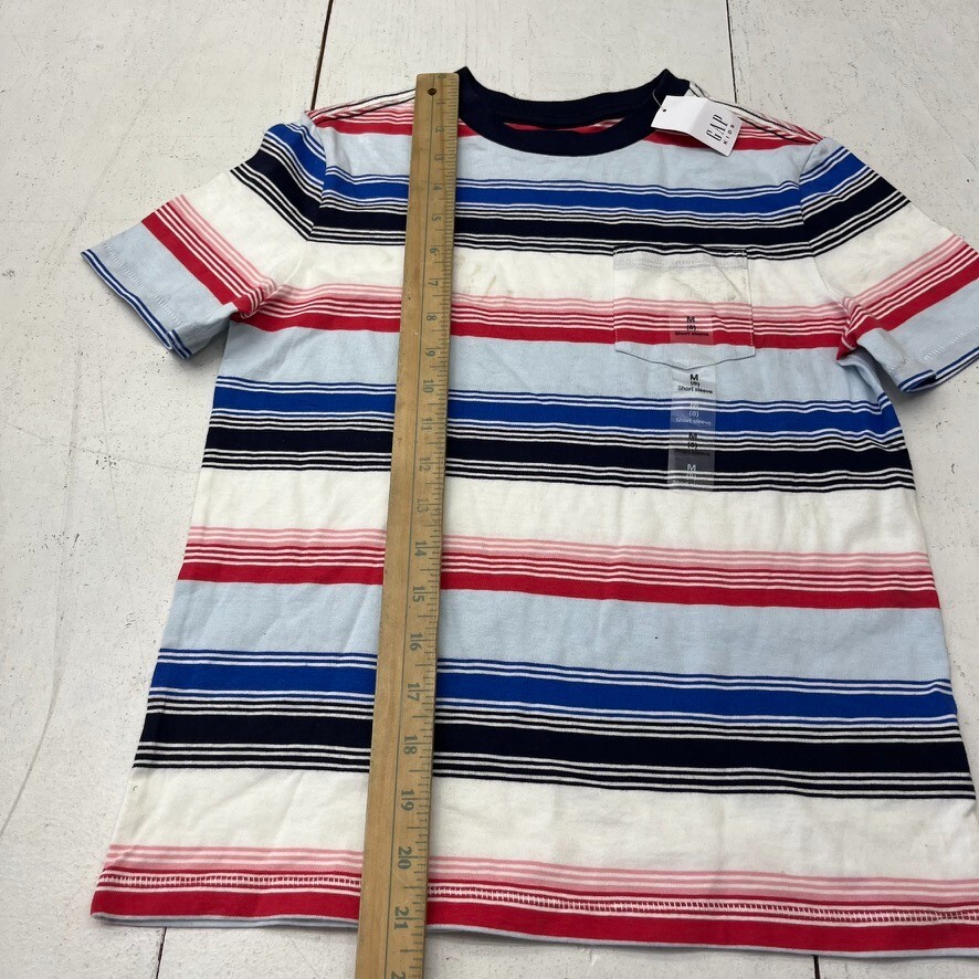 GAP Multicolored Striped Short Sleeve T-Shirt Boys Size
