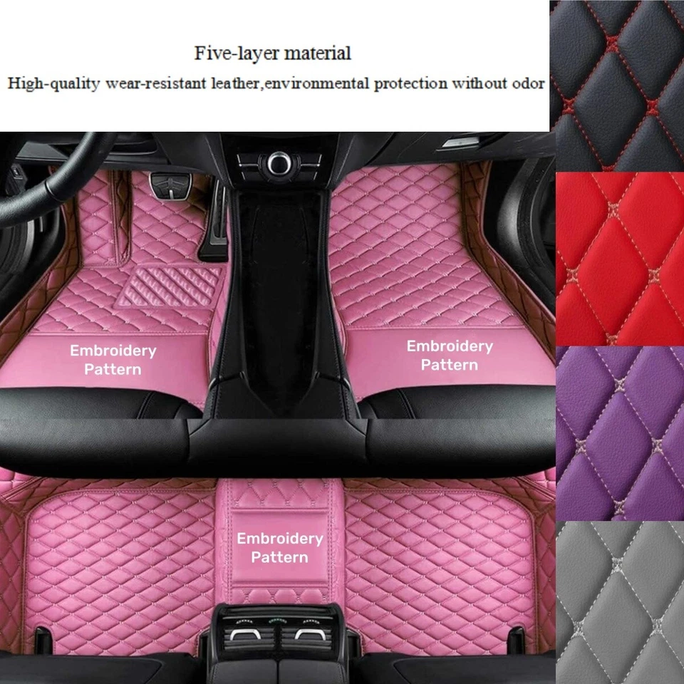 Alfombrillas impermeables de lujo para Audi A3 sedán/convertibles para coche Foto 3 de 4