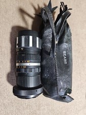 Sears 135mm f3.5 7053 VINTAGE TELEPHOTO LENS Leather Bag AS IS