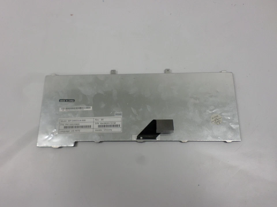 USED Acer Aspire 5100 Series Keyboard  MP-04653U4-698 - Image 3 of 4